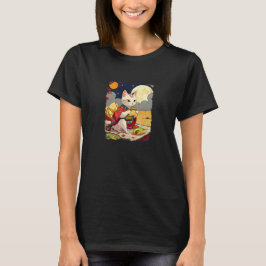 Cat Eating Tacos Funny Taco Cat T-Shirt