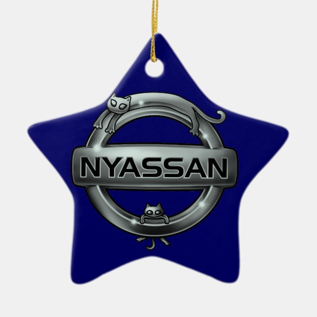 cat emblem 2 keramikornament (Vorne)