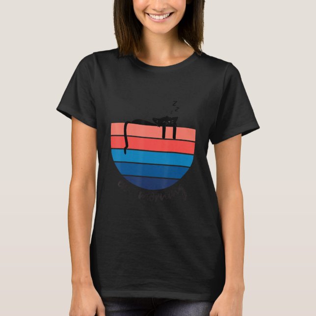 Cat Ew Mornings T-Shirt (Vorderseite)