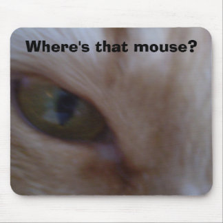Cat Extreme Closeup, Wo ist die Maus? Mousepad