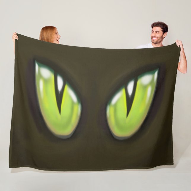 Cat Eyes Fleece Blanket (Beispiel)