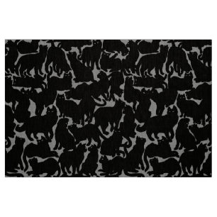 Cat Fabric Cat Lover Art Muster Stoffe