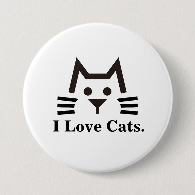 Cat-Face Button (Vorderseite)