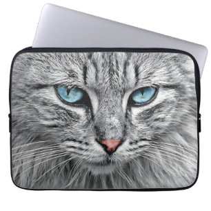 Cat Face Fraktal Design-10682 Laptopschutzhülle