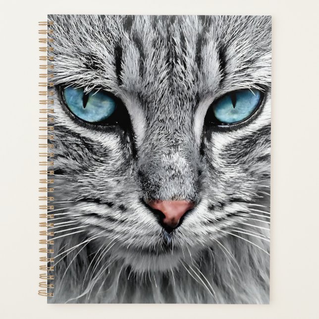 Cat Face Fraktal Design-10682 Planer (Vorderseite)