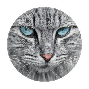 Cat Face Fraktal Design-10682 Schneidebrett