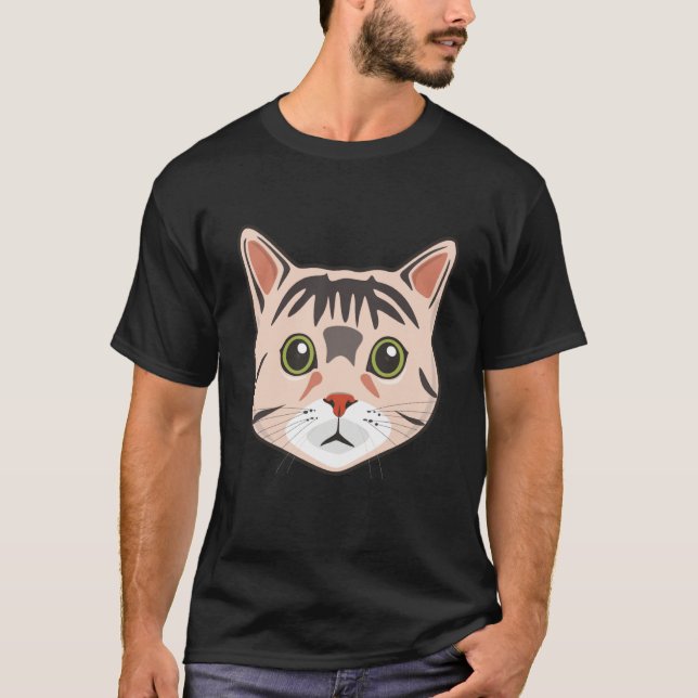 Cat Face Meowdy Cute Kitten Cat Meme  1 T-Shirt (Vorderseite)