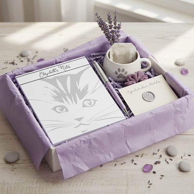 Cat Face personalisiert Notizblock (Von Creator hochgeladen)