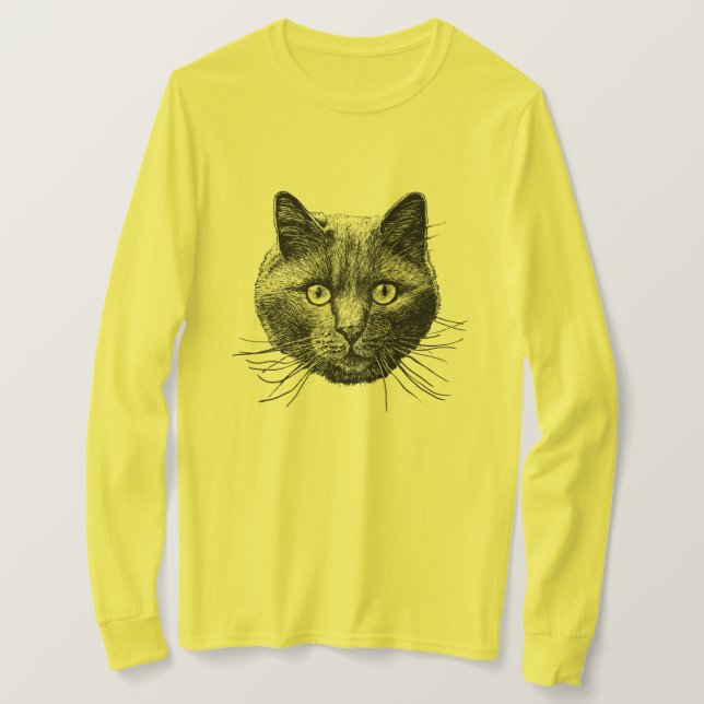 Cat Face T-Shirt (Design vorne)