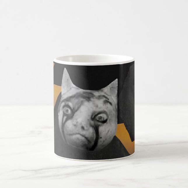 Cat-face-Tasse Kaffeetasse (Mittel)