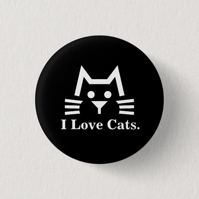 Cat-FaceBK 缶バッジ Button (Vorderseite)
