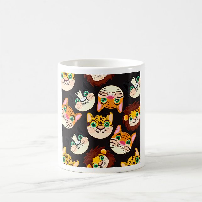 Cat Faces Kaffeetasse (Von Creator hochgeladen)