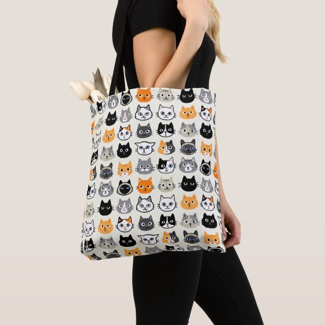Cat Faces Pattern | Cool Kitty Cat Lover's (Von Nahem)