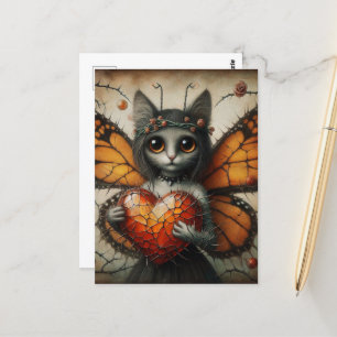 Cat Fairy Postkarte