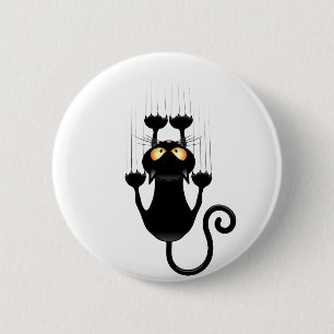 Cat Falldown lustige Zeichentrickfigur Button