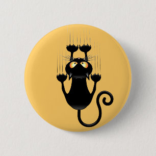 Cat Falldown lustige Zeichentrickfigur Button