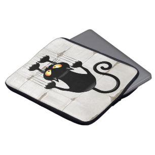 Cat Falldown lustige Zeichentrickfigur Laptopschutzhülle