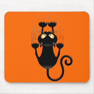 Cat Falldown lustige Zeichentrickfigur Mousepad