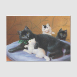 Cat Family von Sophie Sperlich Seidenpapier