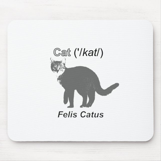 Cat Felis Catus Mousepad (Vorne)