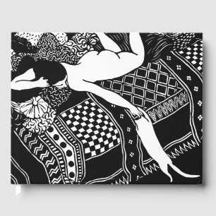 Cat Felix Vallotton Lady Bed Laziness La Paresse Gästebuch