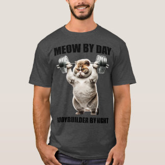 Cat Fitness liebt Geschenke per Tag Bodybuilder vo T-Shirt