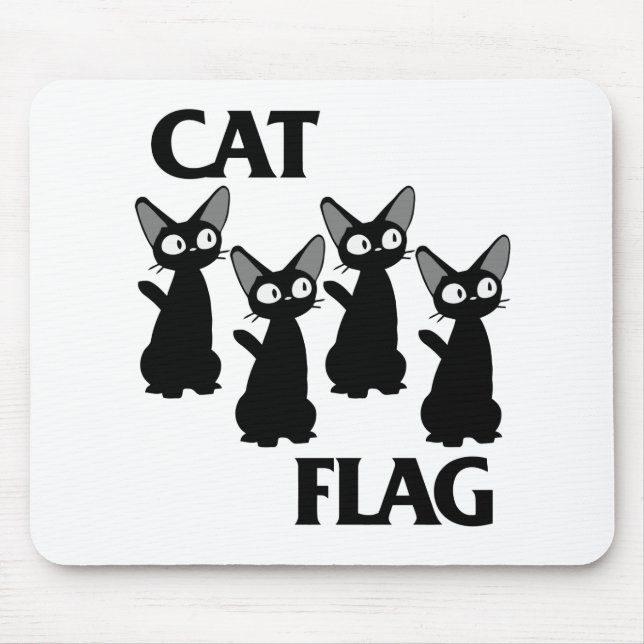CAT-FLAGGE 2 MOUSEPAD (Vorne)