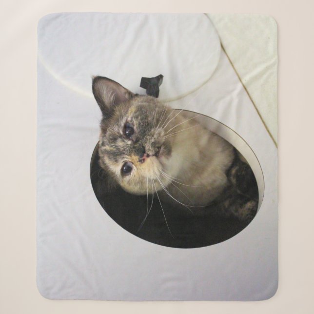 Cat Fleece Blanket Sherpadecke (Vorderseite)