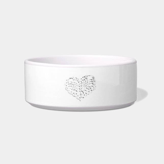 CAT FOOD BOWL CERAMIC STYLE DESIGN NAPF (Vorderseite)