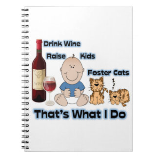 Cat Foster Mom note book for cat foster notes Notizblock