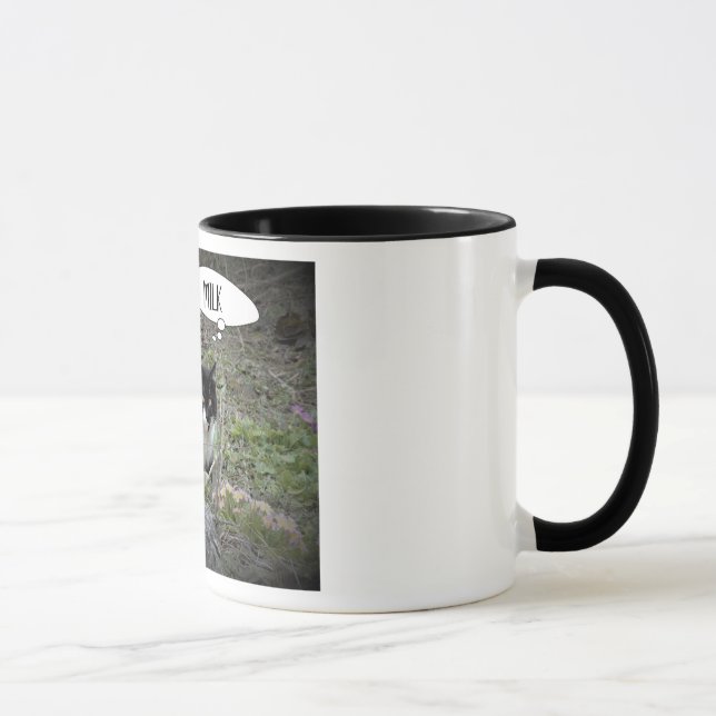 Cat Foto Benutzerdefinierte Text Combo-Tasse Tasse (Rechts)