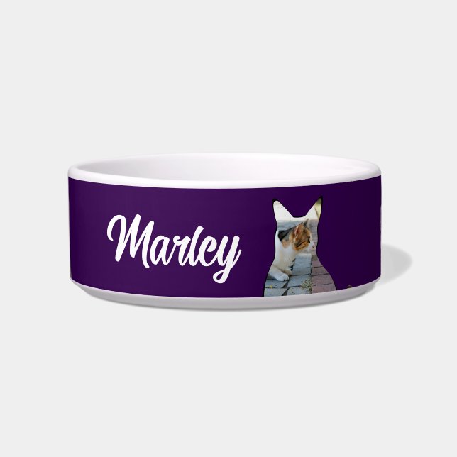 Cat Foto Form Keramik Napf (Vorderseite)