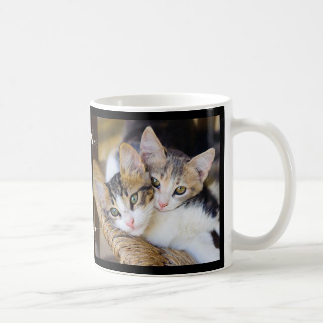 Cat-Foto-Namen Kaffeetasse (Rechts)
