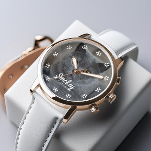 Cat Foto Personalisiert Armbanduhr