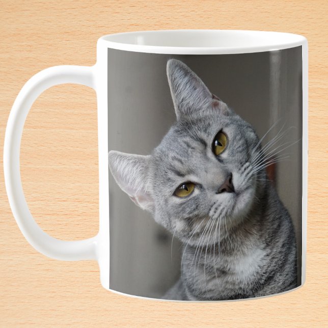 Cat-Foto Personalisiert modern Kaffeetasse (Von Creator hochgeladen)