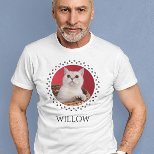 Cat Foto Shirt - Personalisiertes Haustier Geschen