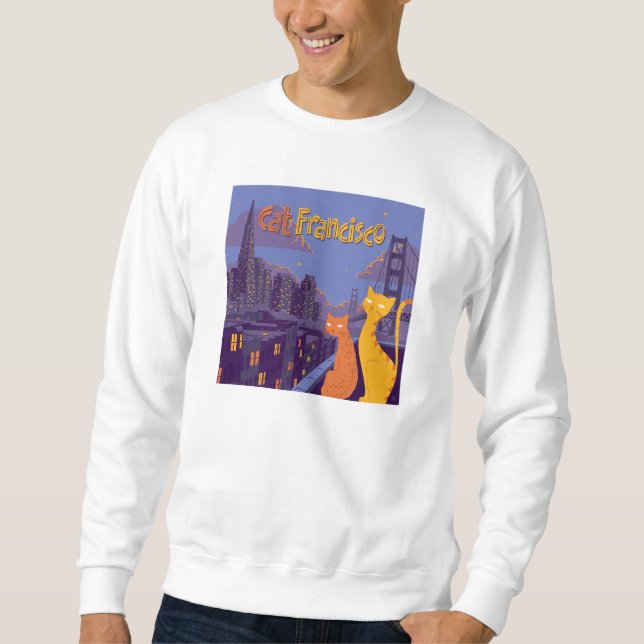 Cat Francisco Sweatshirt (Vorderseite)