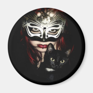 CAT-FRAUEN-MAGNET MAGNET