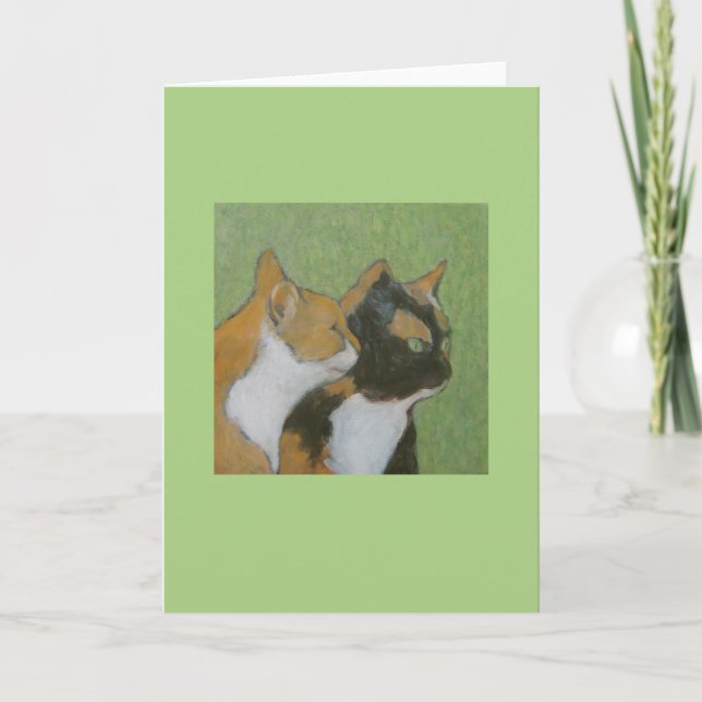 Cat Friends Karte (Vorderseite)