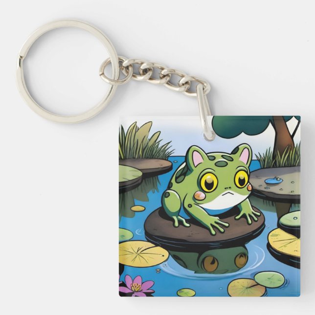 Cat Frog Schlüsselanhänger (Vorderseite)