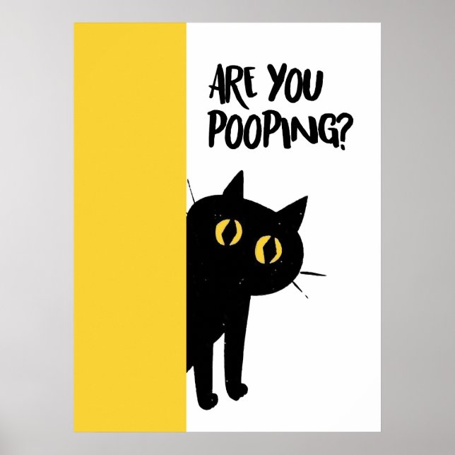 Cat | Funny & decorative Poster  (Vorne)
