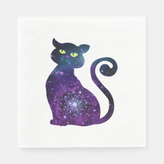 Cat Galaxy Serviette