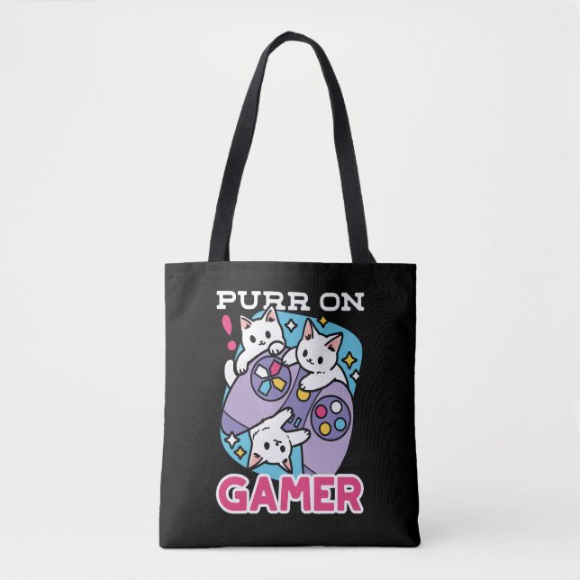 Cat Gamer Design - Purer On Gamer Joystick Art (Vorderseite)