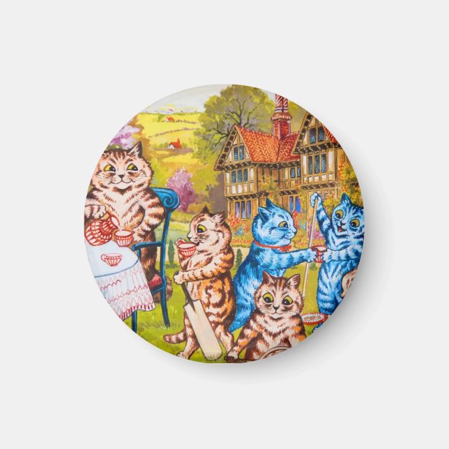 Cat Garden Party Magnet (Vorne)