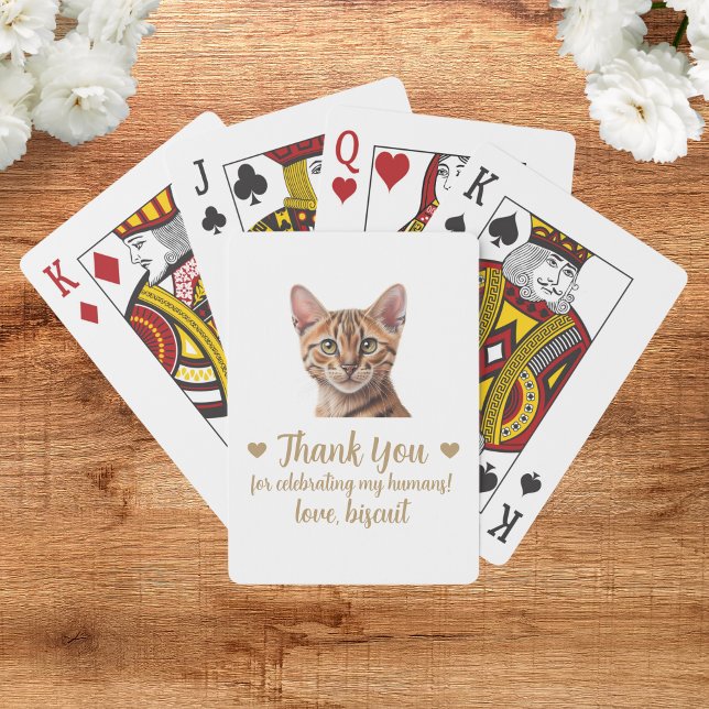 Cat-Gastgeschenk Hochzeit Spielkarten (Von Creator hochgeladen)