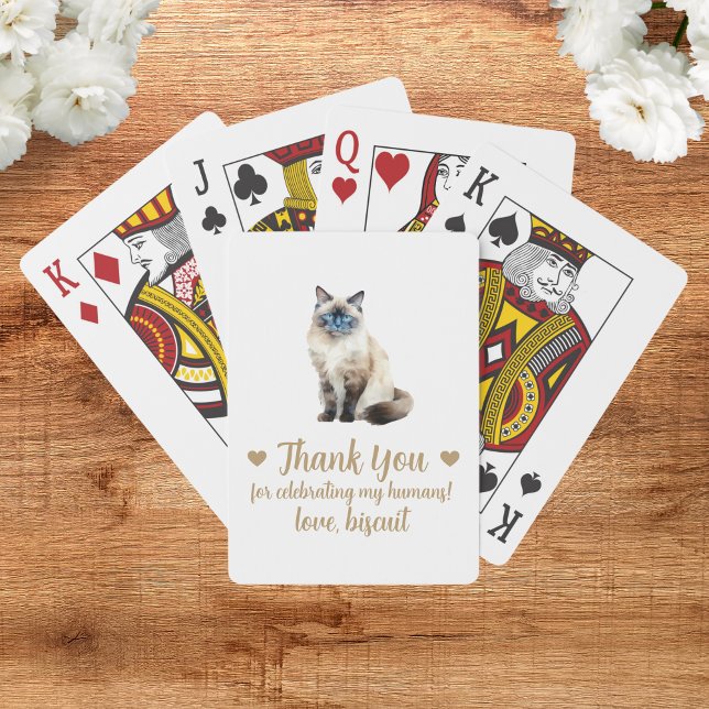 Cat-Gastgeschenk Hochzeit Spielkarten (Von Creator hochgeladen)