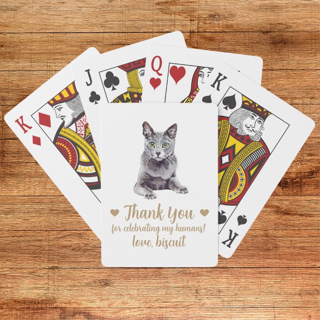 Cat-Gastgeschenk Hochzeit Spielkarten (Von Creator hochgeladen)