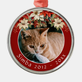 Cat-Gedenkschmuck Ornament Aus Metall