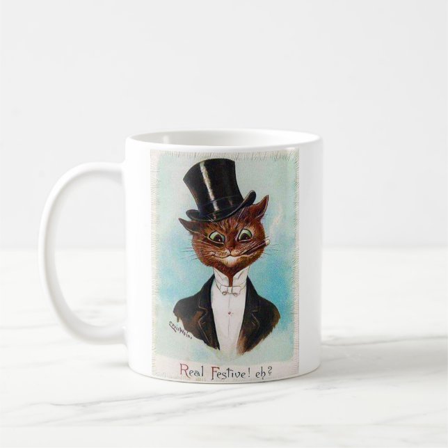 Cat Gentleman, Louis Wain Kaffeetasse (Links)