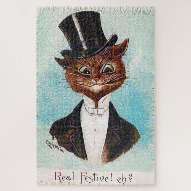 Cat Gentleman, Louis Wain Puzzle (Vertikal)